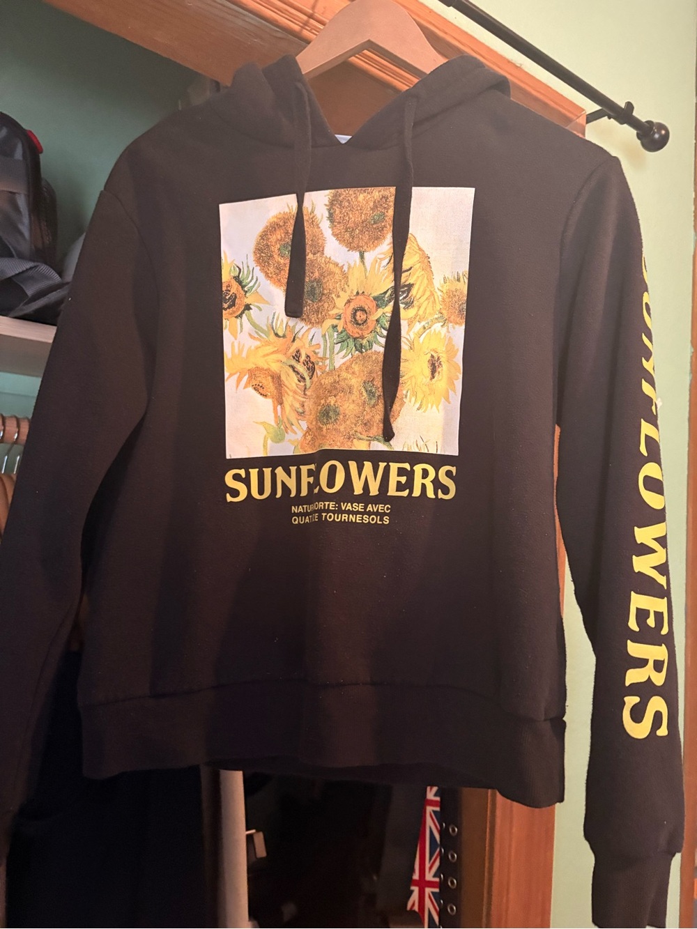 Black SUNFLOWER hoodie